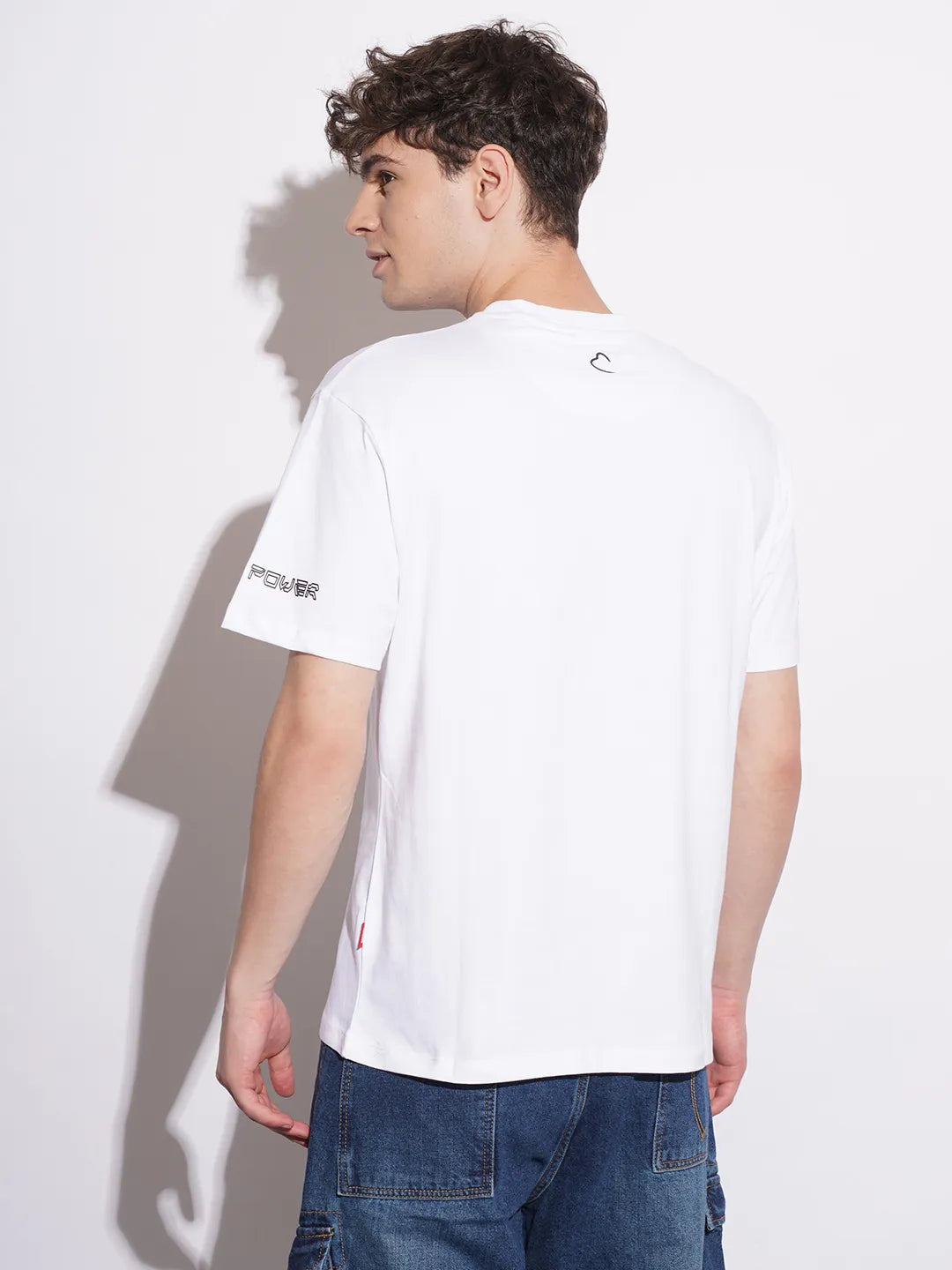 Being Human Clothing Mens-Top Crew Neck White