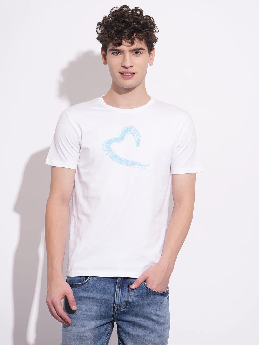 Being Human Clothing Mens-Top Crew Neck White