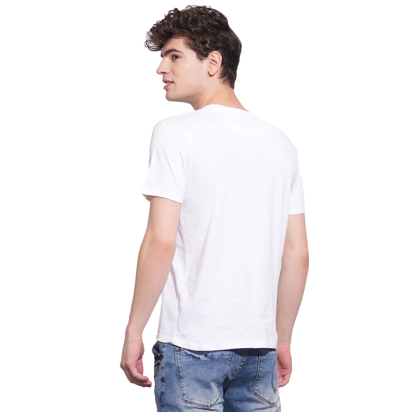 Being Human Clothing Mens-Top Crew Neck White