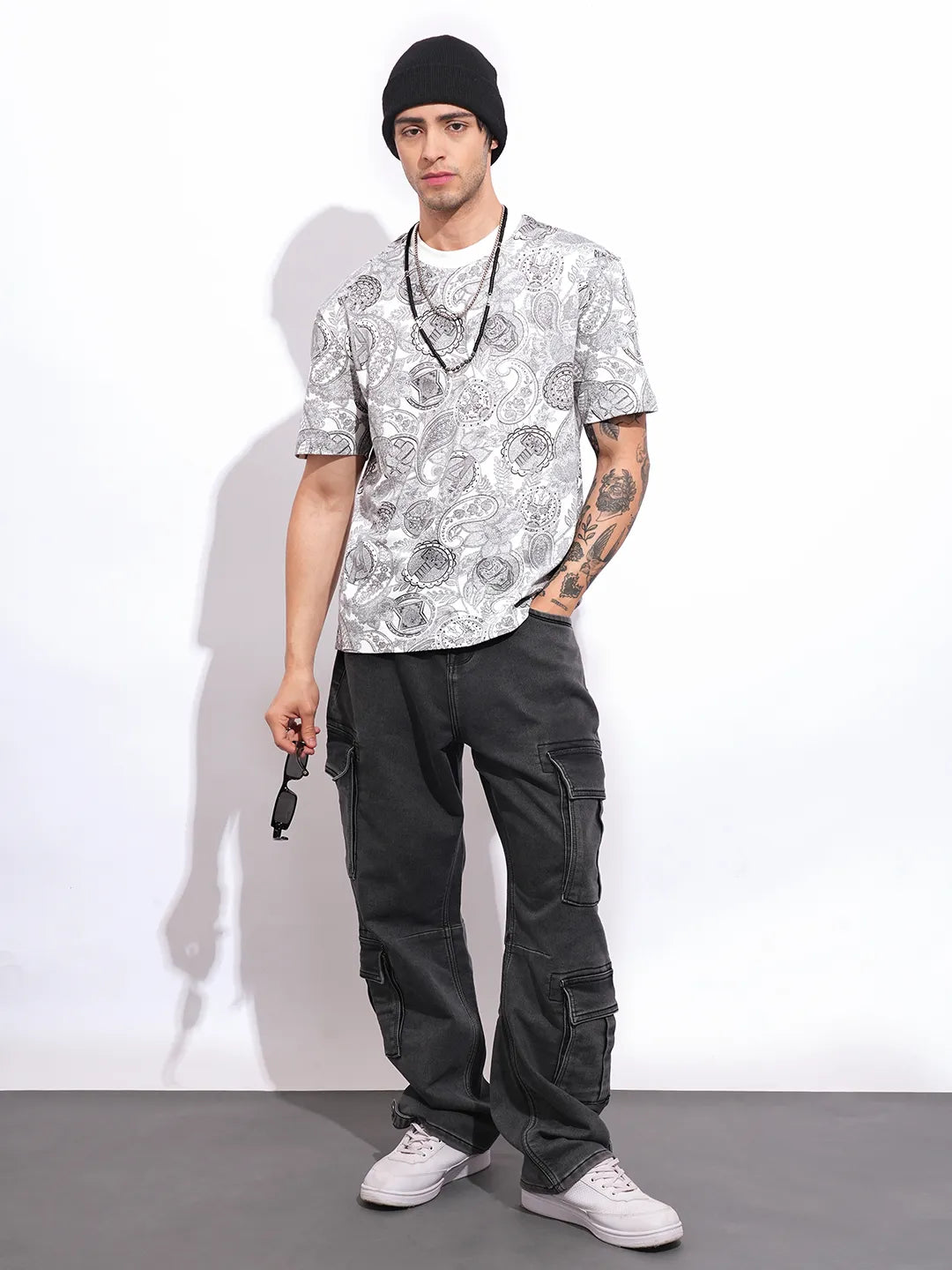 Men's White Avengers Crew Neck T-shirt by Being Human Clothing