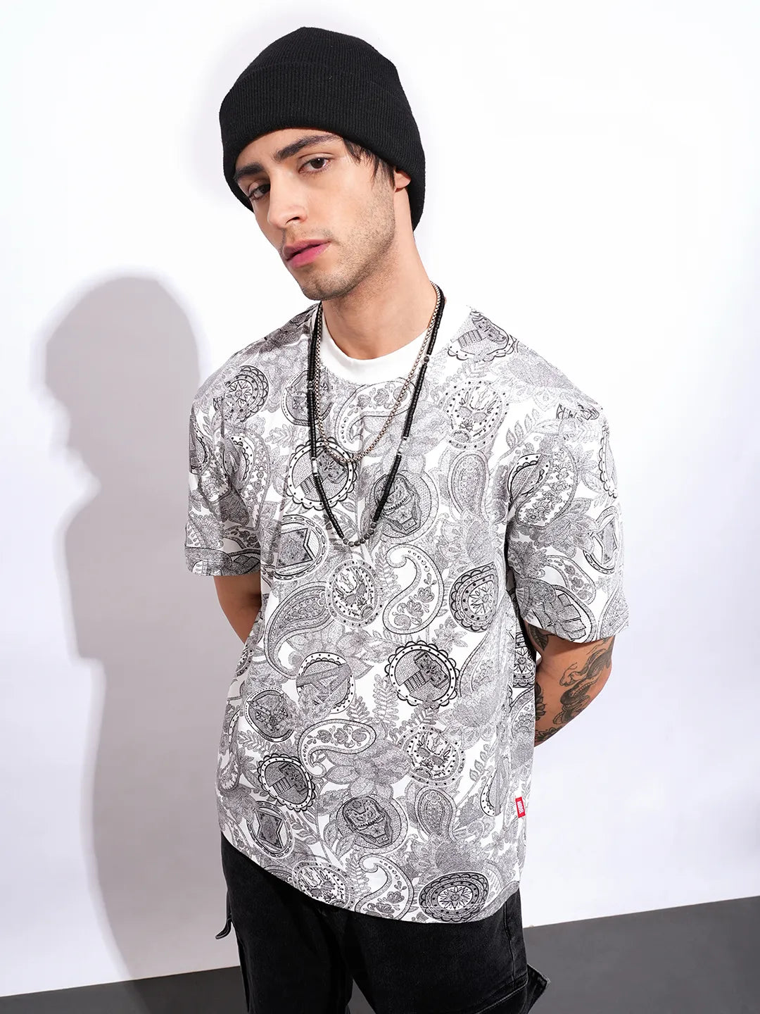 Men's White Avengers Crew Neck T-shirt by Being Human Clothing