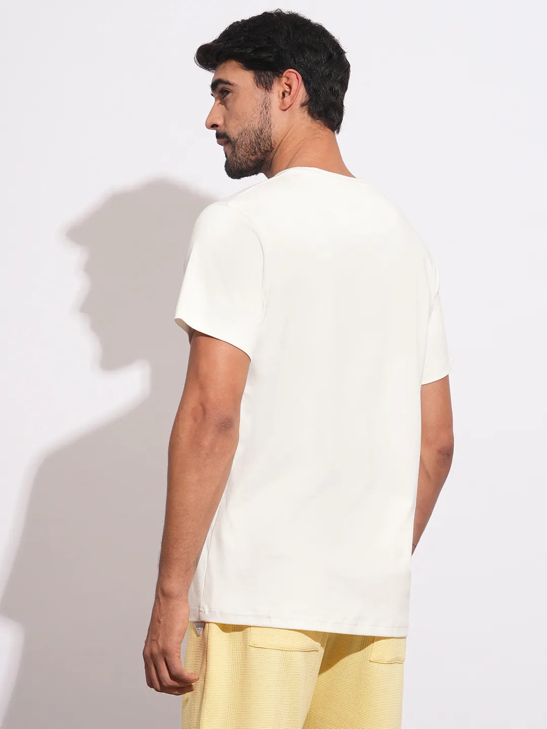 Being Human Clothing Mens-Top Crew Neck White