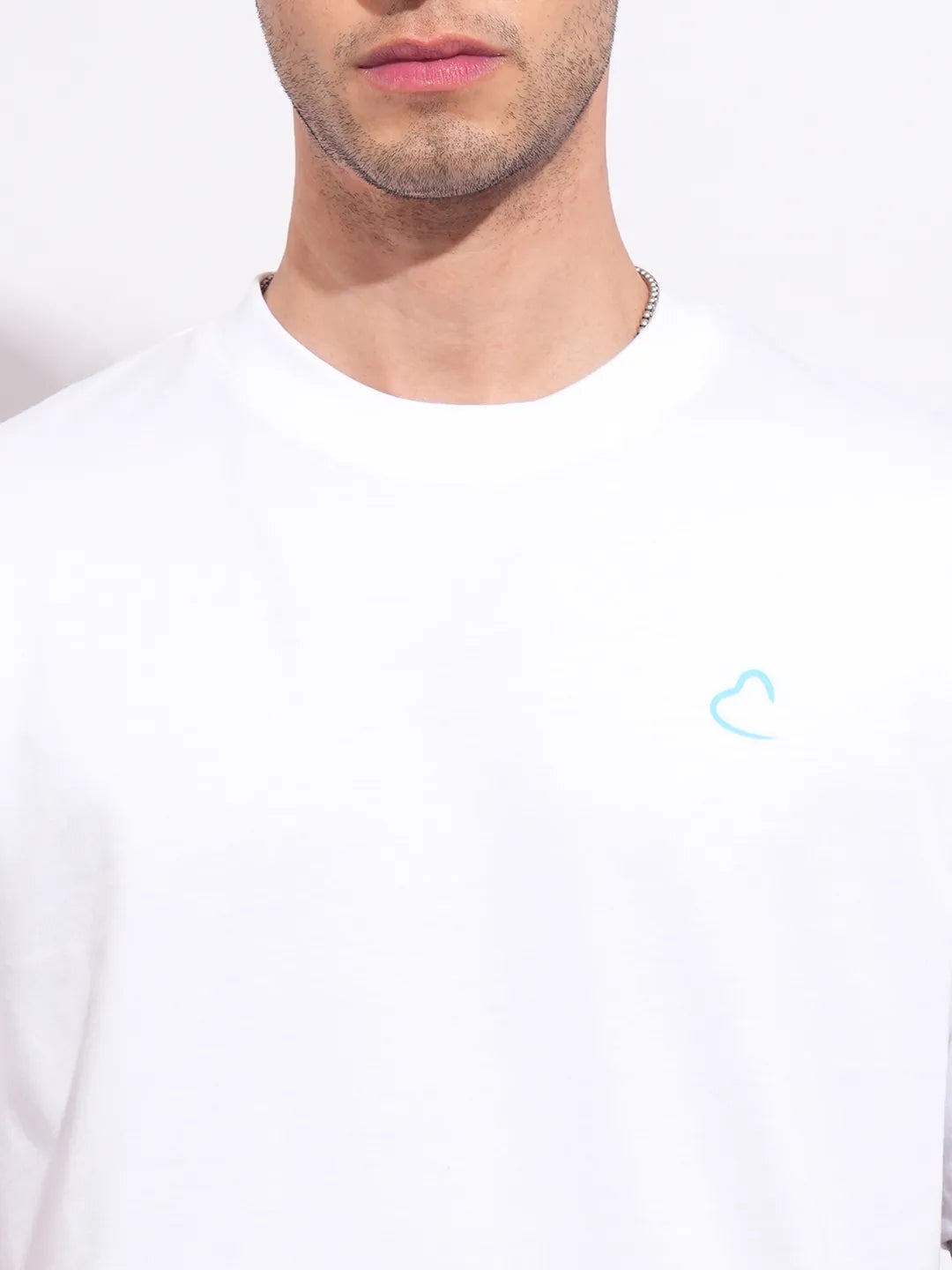 Captain America White Easy Fit Round Neck Men's T-Shirt by Being Human Clothing