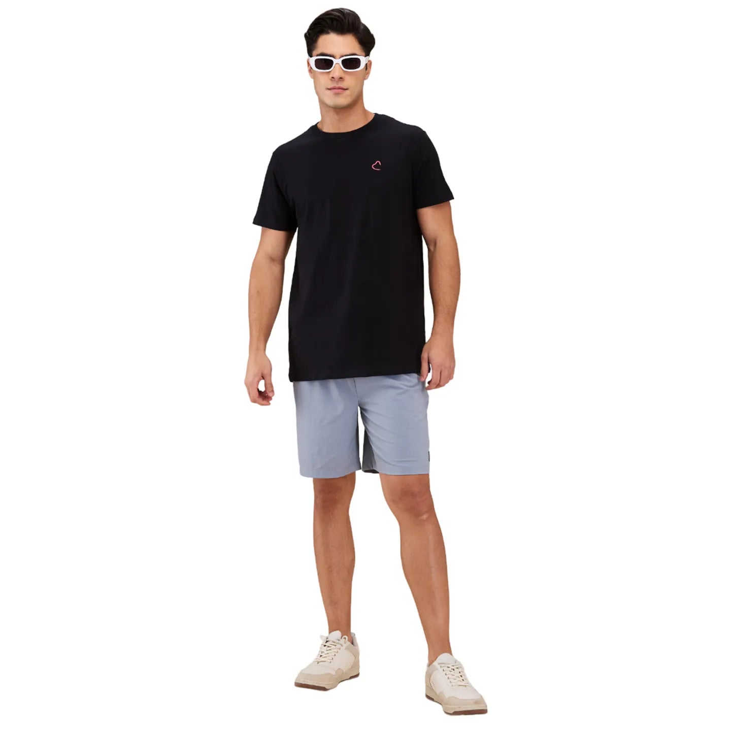 Being Human Clothing Men Black Letter Crew Neck T-Shirt