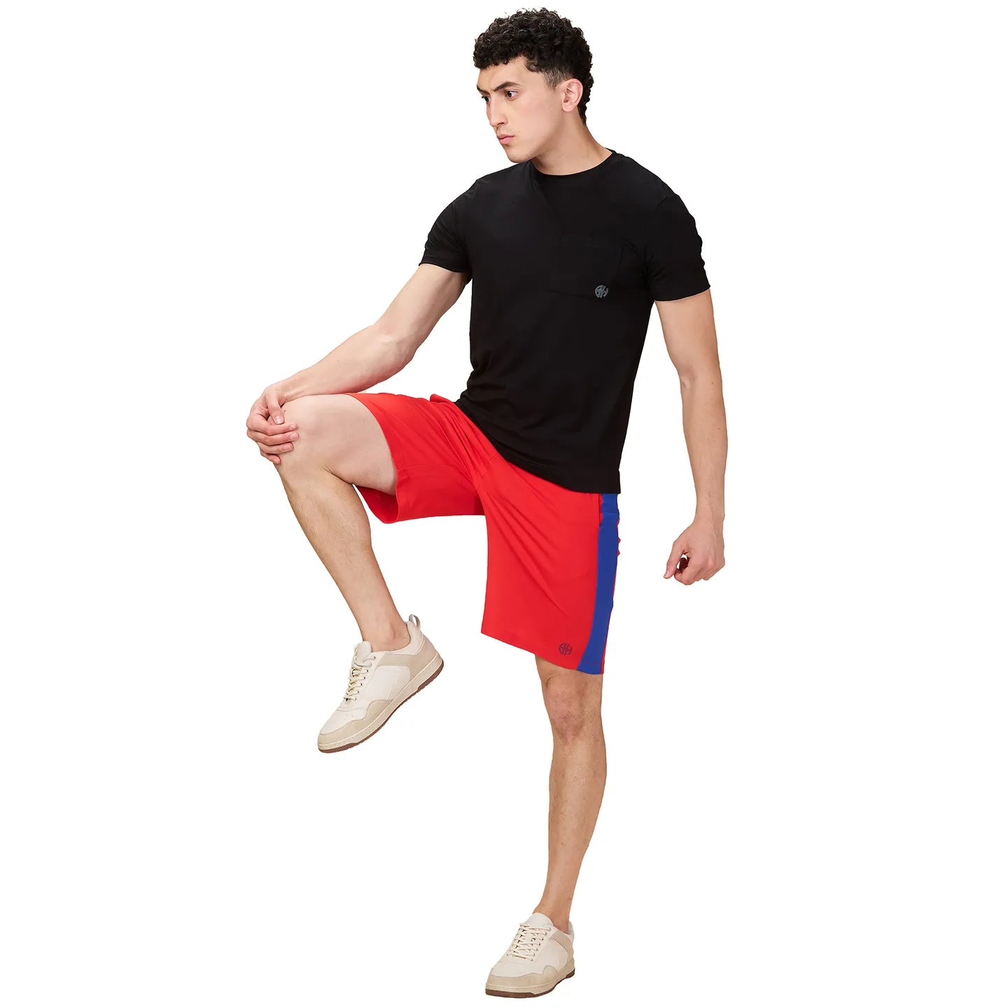 Black Easy Fit Round Neck Men's T-Shirt by Being Human Clothing