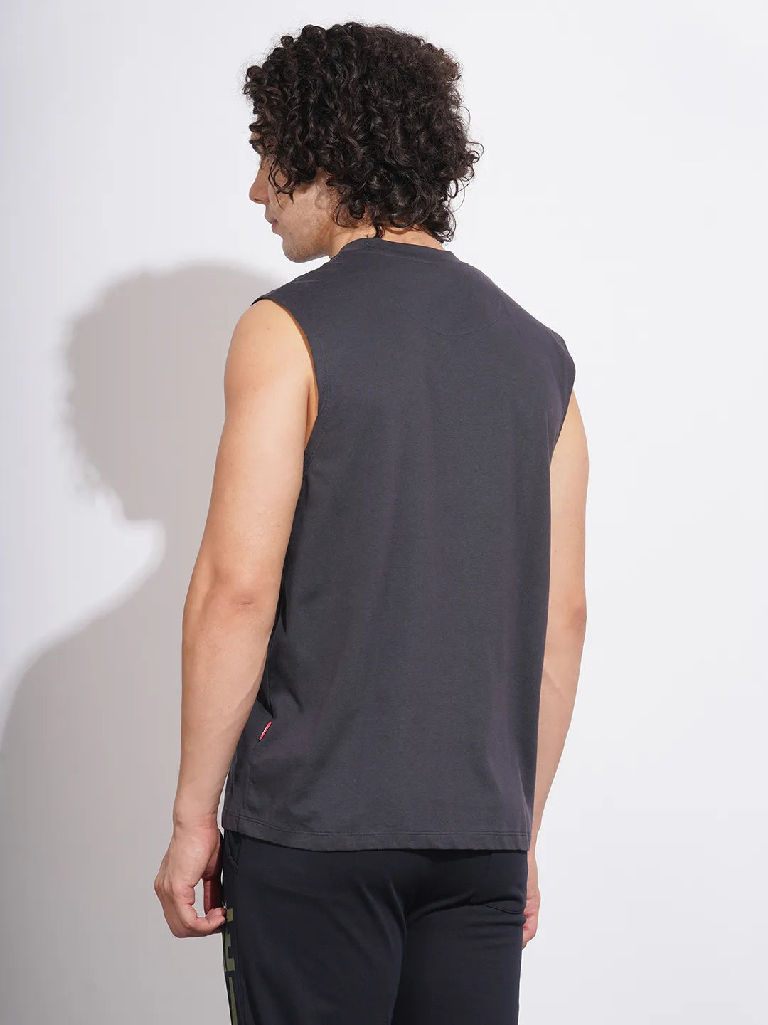 Black Easy Fit Round Neck Men's T-Shirt by Being Human Clothing