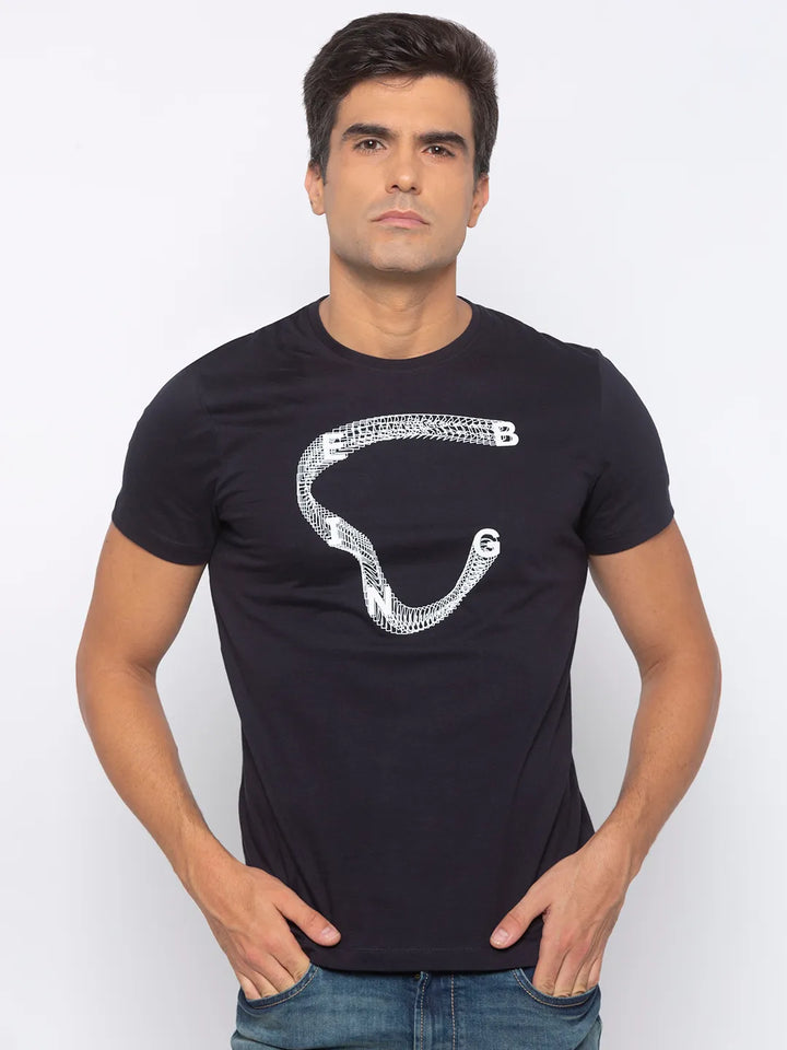 Green Regular Fit Men's Short Sleeves T-Shirt by Being Human Clothing