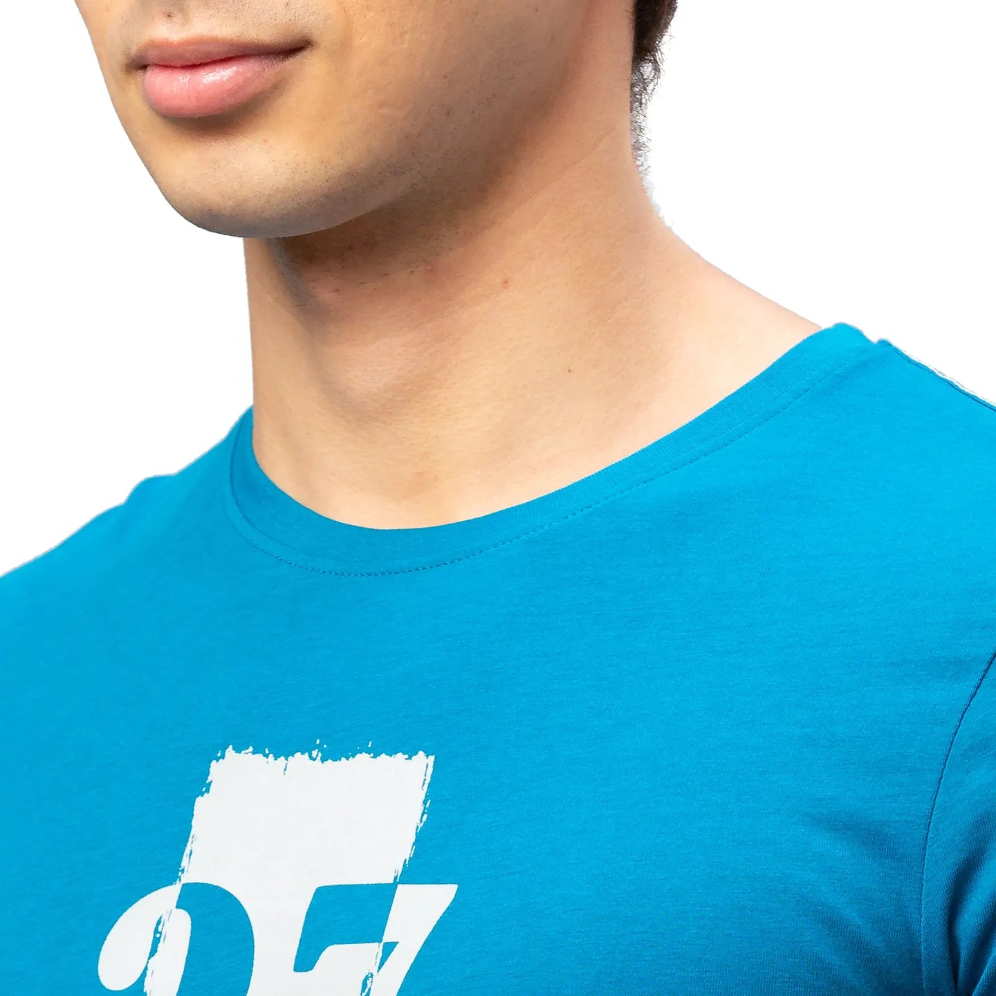 Blue Regular Fit Men's Short Sleeves T-Shirt by Being Human Clothing