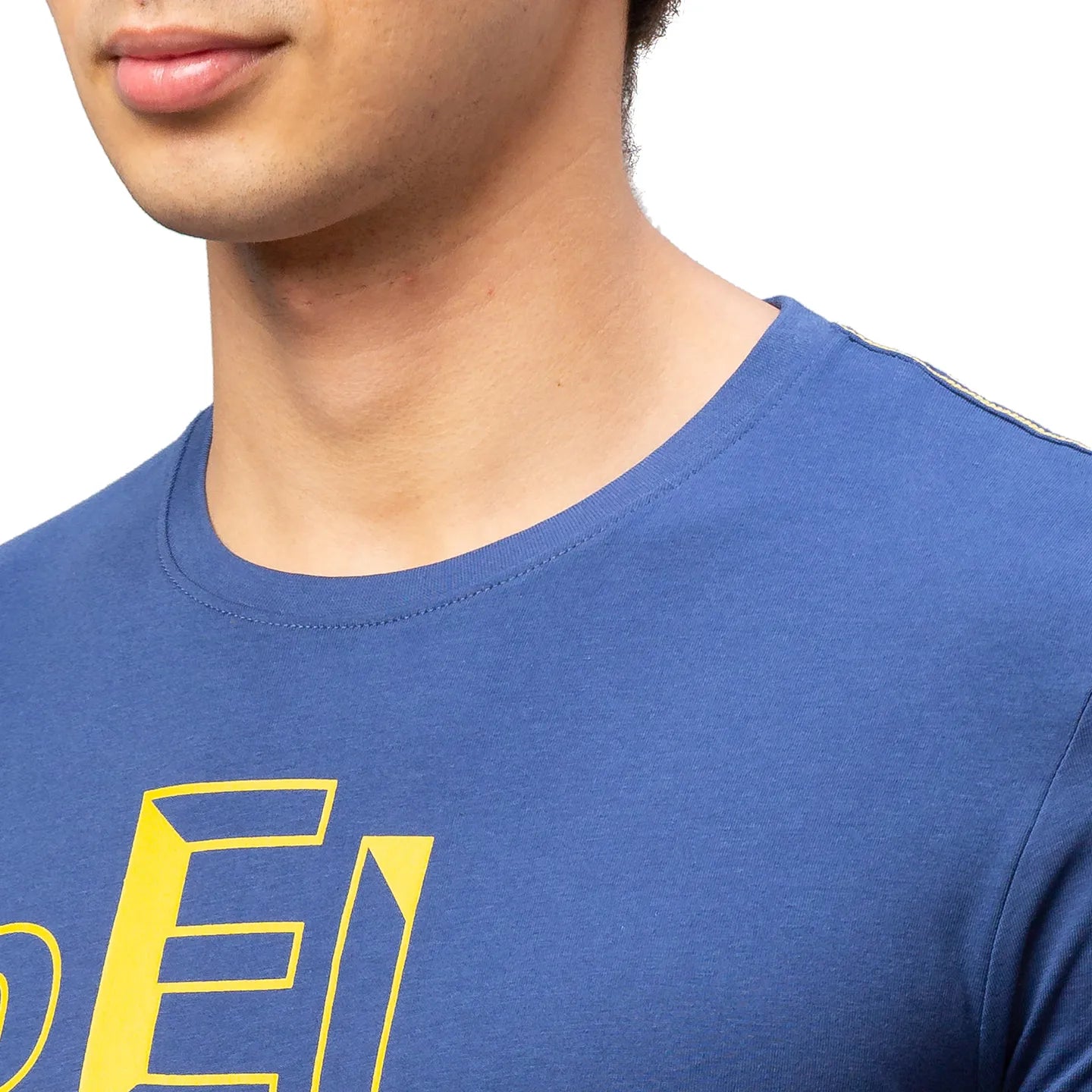 Blue Regular Fit Men's Short Sleeves T-Shirt by Being Human Clothing