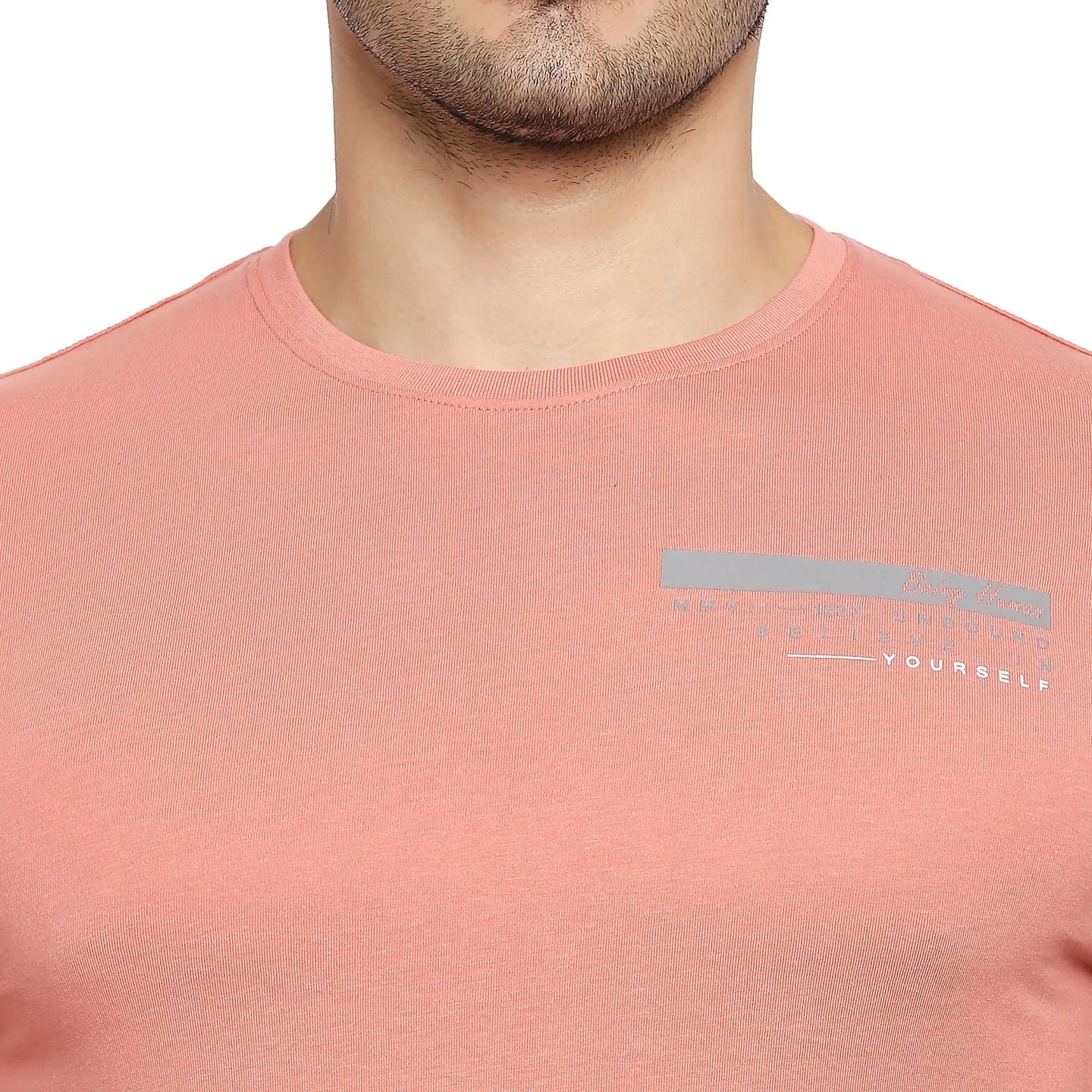 Red Regular Fit Men's Short Sleeves T-Shirt by Being Human Clothing