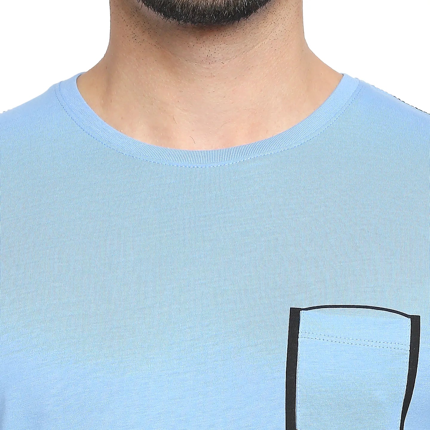 Blue Regular Fit Men's Short Sleeves T-Shirt by Being Human Clothing