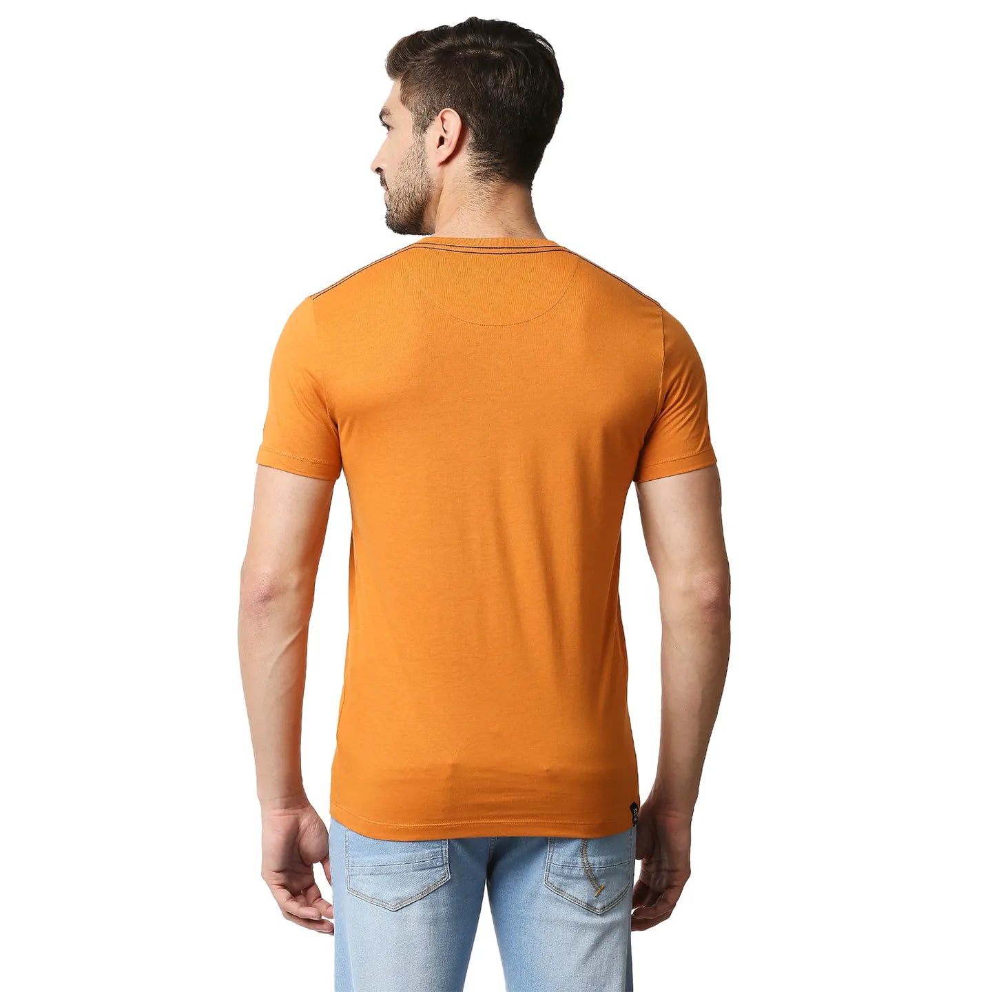 Yellow Regular Fit Men's Short Sleeves T-Shirt by Being Human Clothing