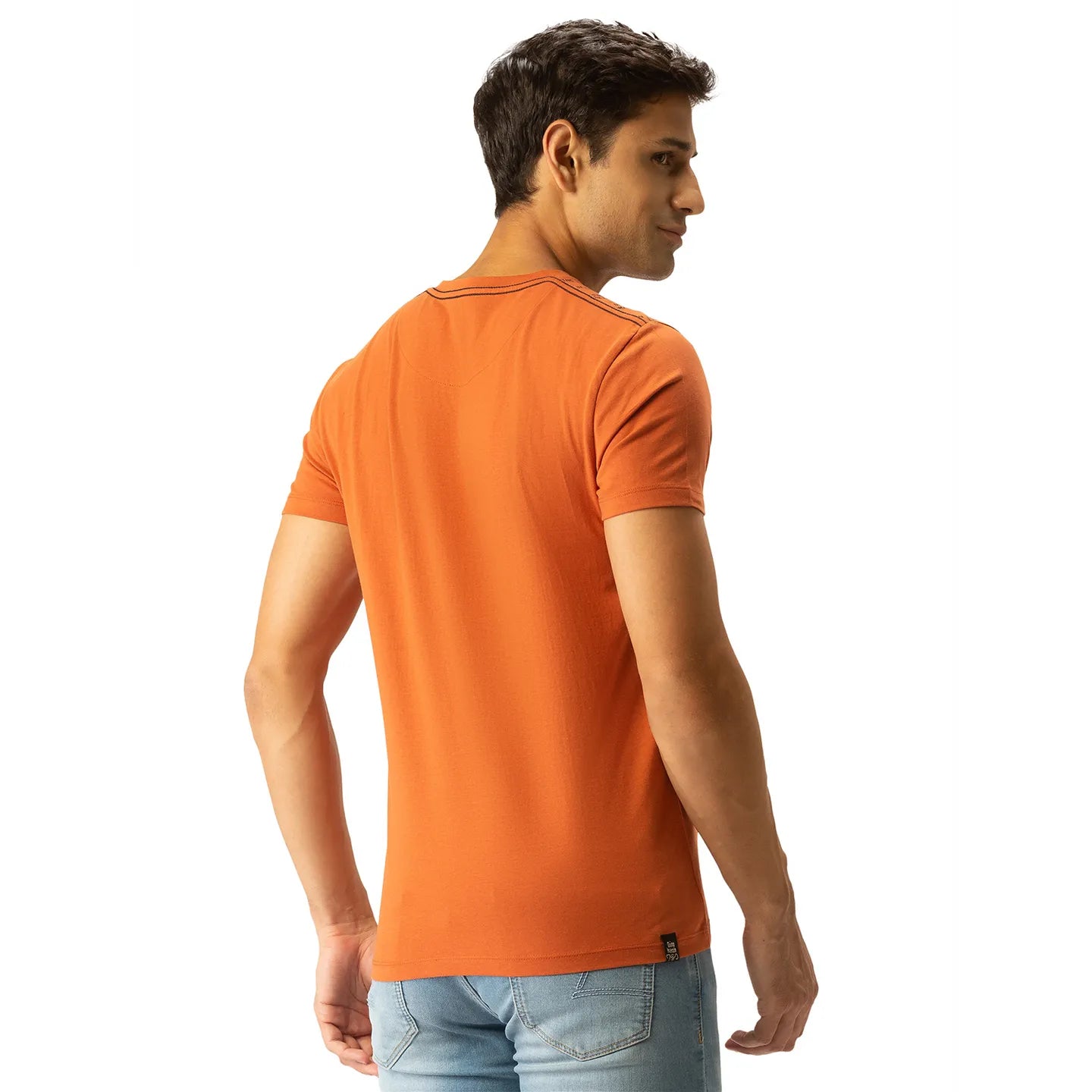 Brown Regular Fit Men's Short Sleeves T-Shirt by Being Human Clothing