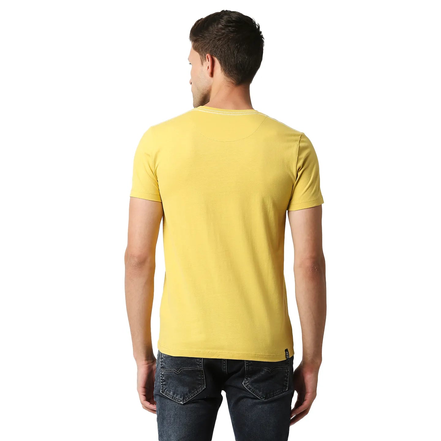 Being Human Clothing Men Regular Fit Crew Neck T-Shirts-Bamboo