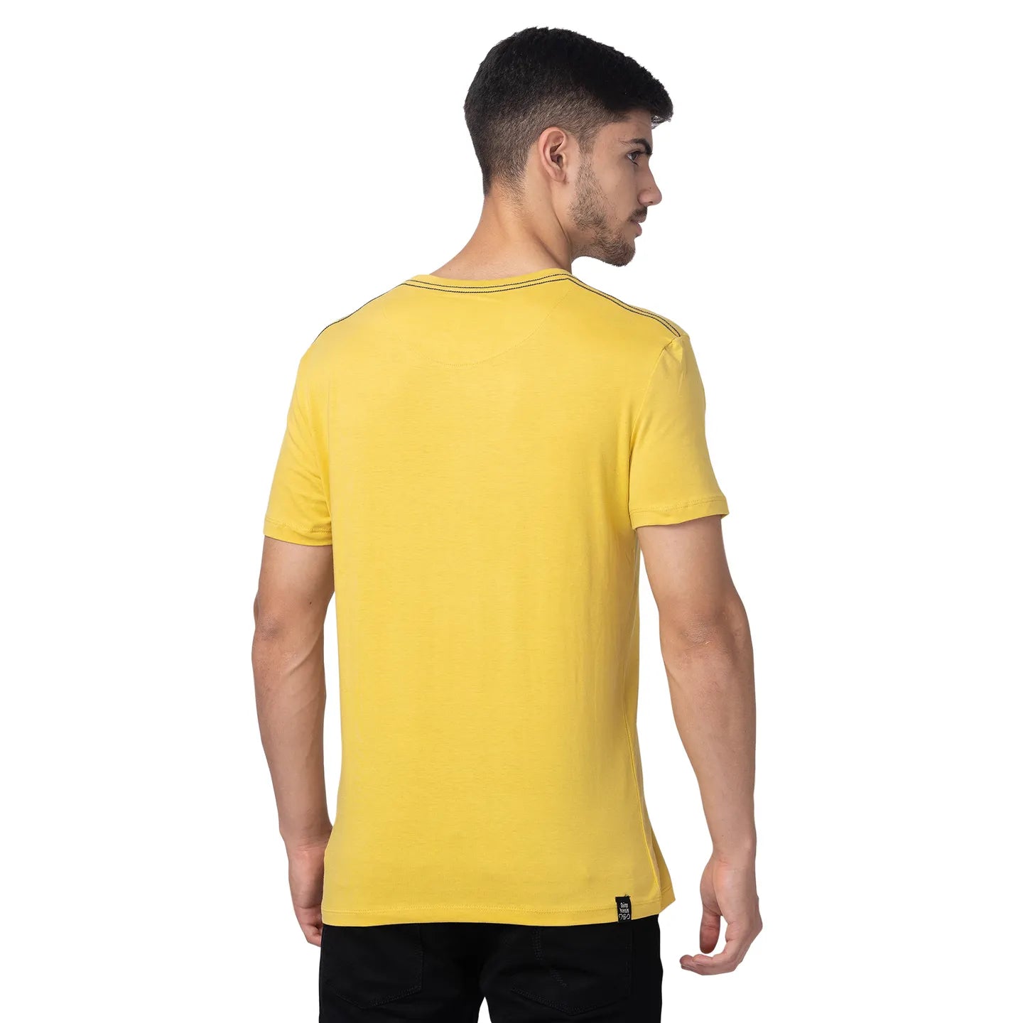 Bamboo Regular Fit Round Neck Men's T-Shirt by Being Human Clothing