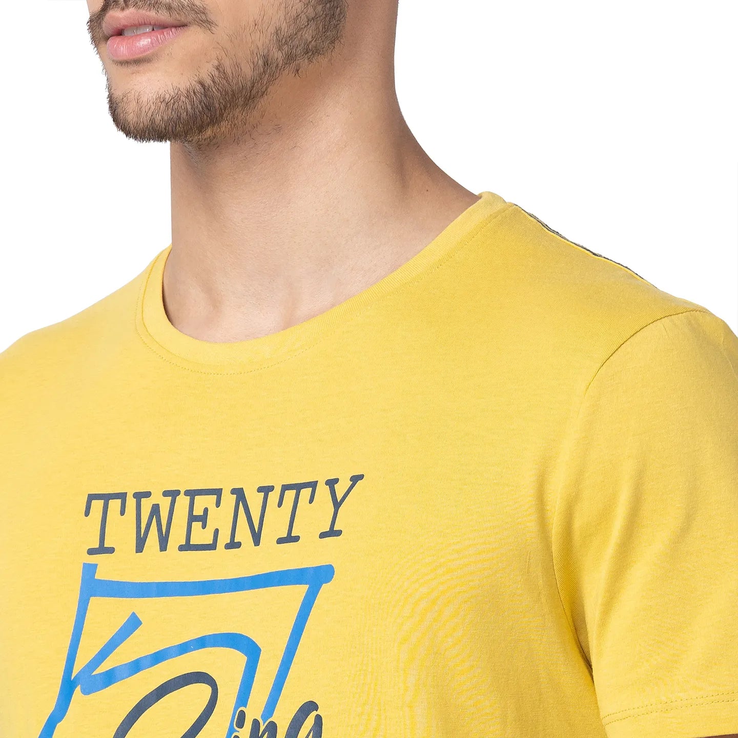 Bamboo Regular Fit Round Neck Men's T-Shirt by Being Human Clothing