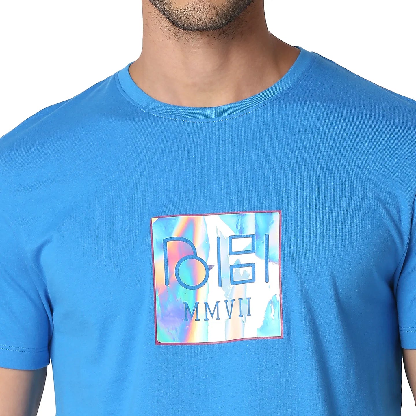 Being Human Clothing Men Regular Fit Crew Neck T-Shirts-Blue