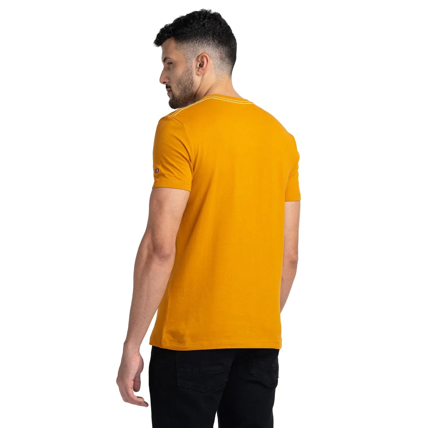 Being Human Clothing Men Regular Fit Crew Neck T-Shirts-Thai Curry