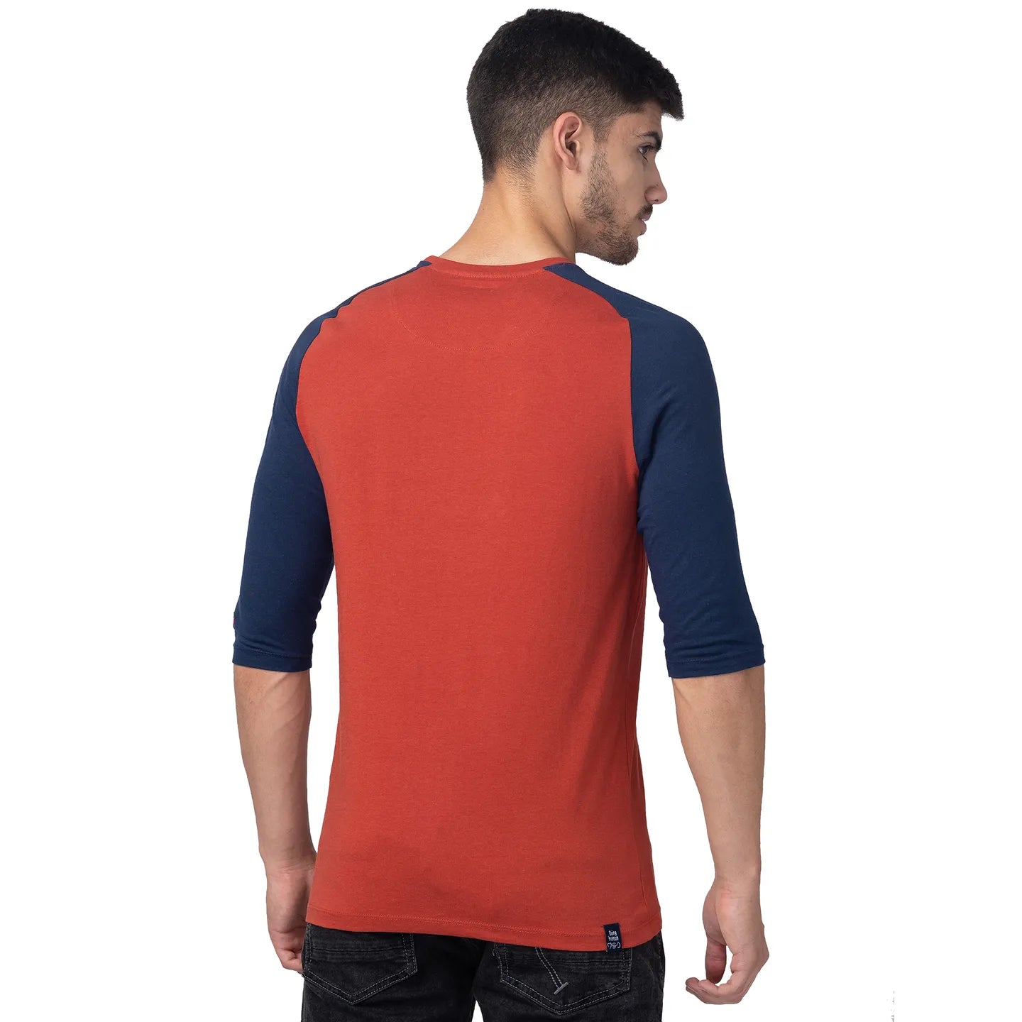 Red Regular Fit Men's Short Sleeves T-Shirt by Being Human Clothing