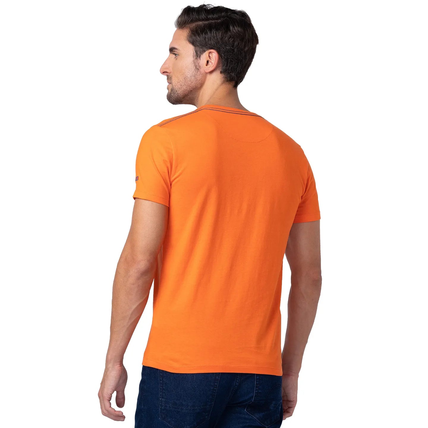 Red Regular Fit Men's Short Sleeves T-Shirt by Being Human Clothing