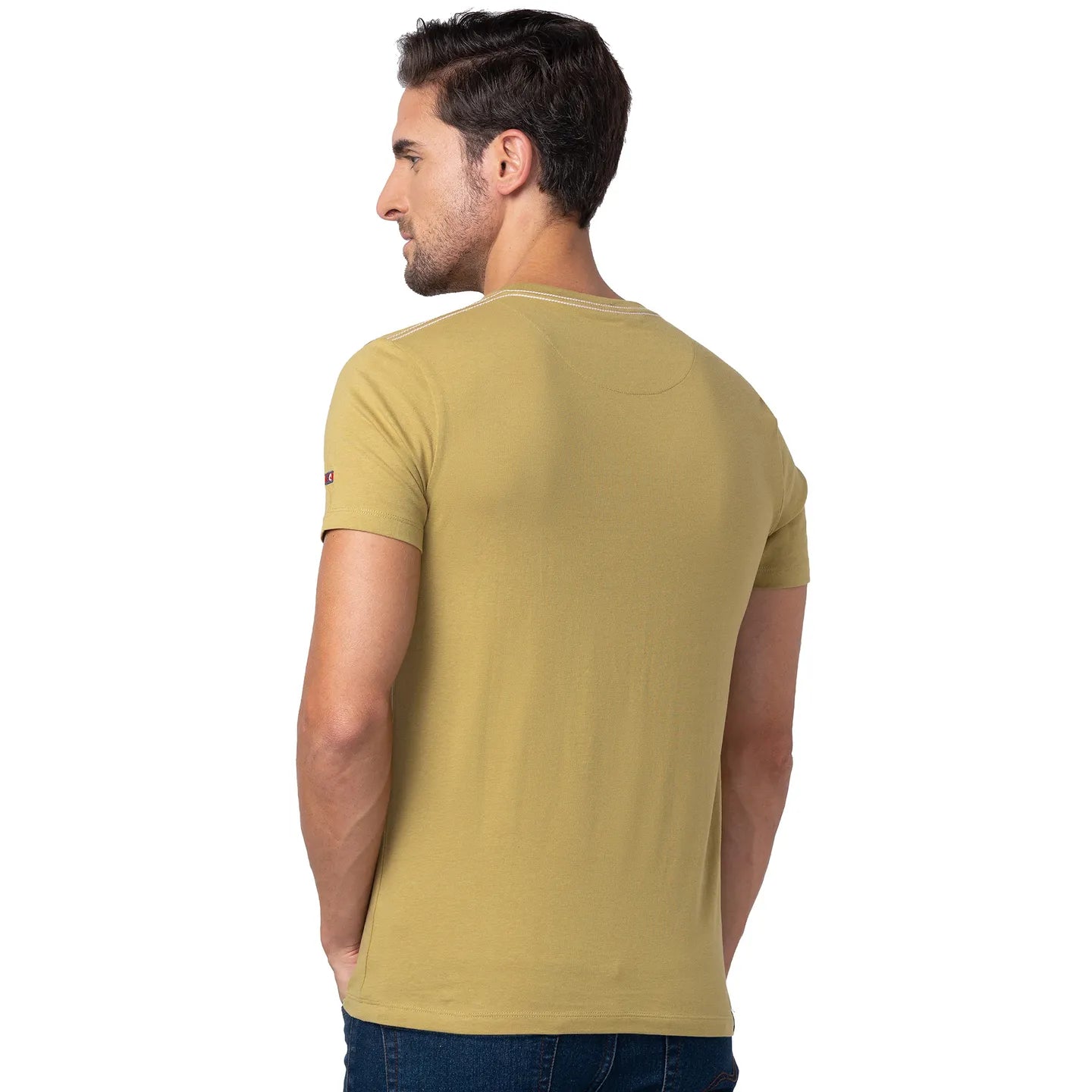 Brown Regular Fit Men's Short Sleeves T-Shirt by Being Human Clothing