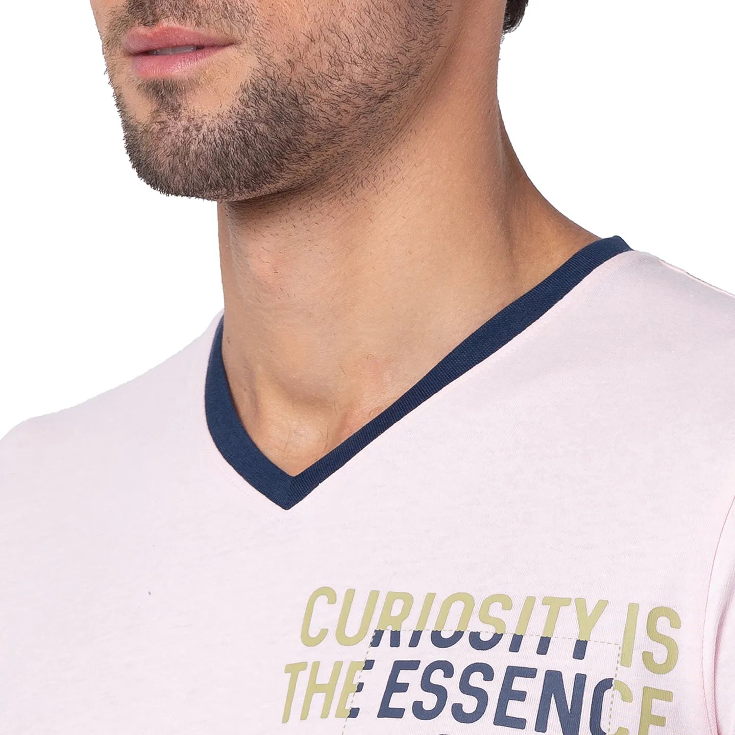 Blushing Bride Regular Fit V Neck Men's T-Shirt by Being Human Clothing