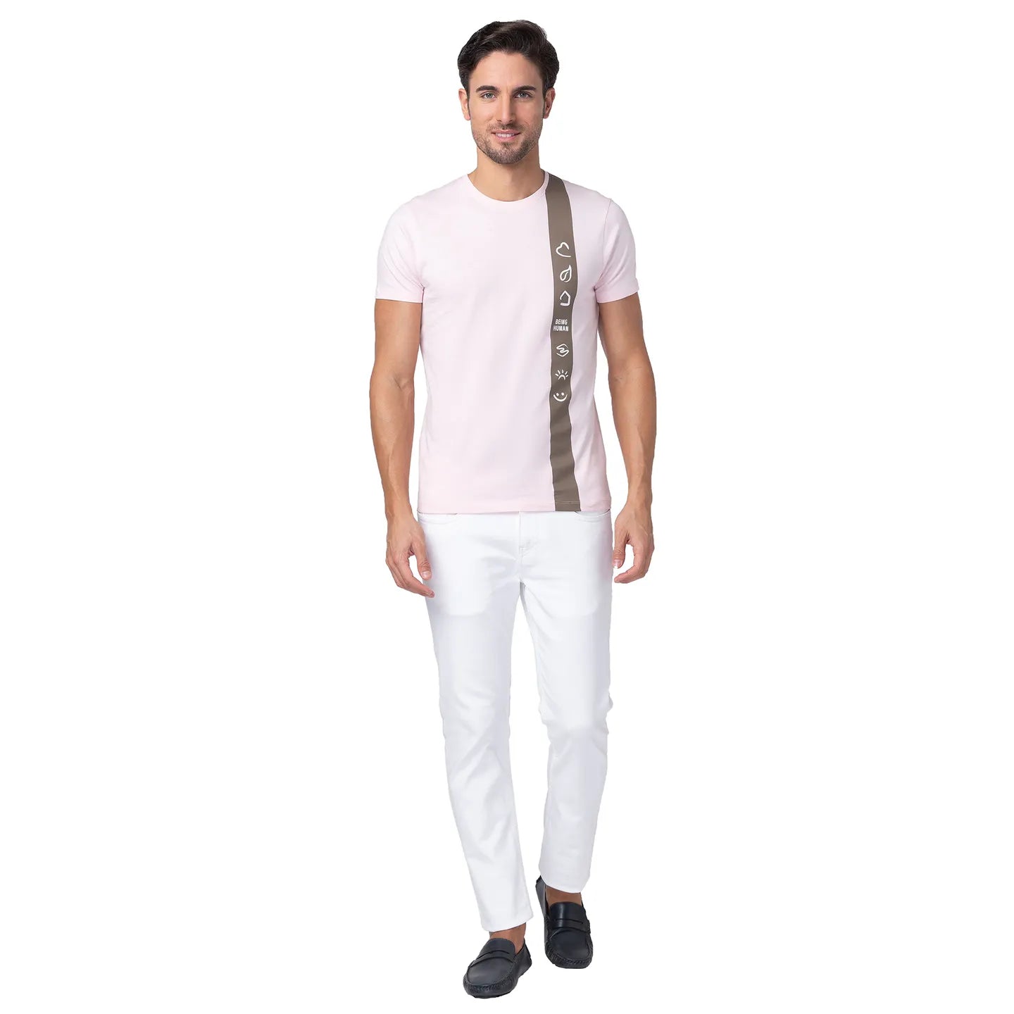 Being Human Clothing Men Regular Fit Crew Neck T-Shirts-Blushing Bride