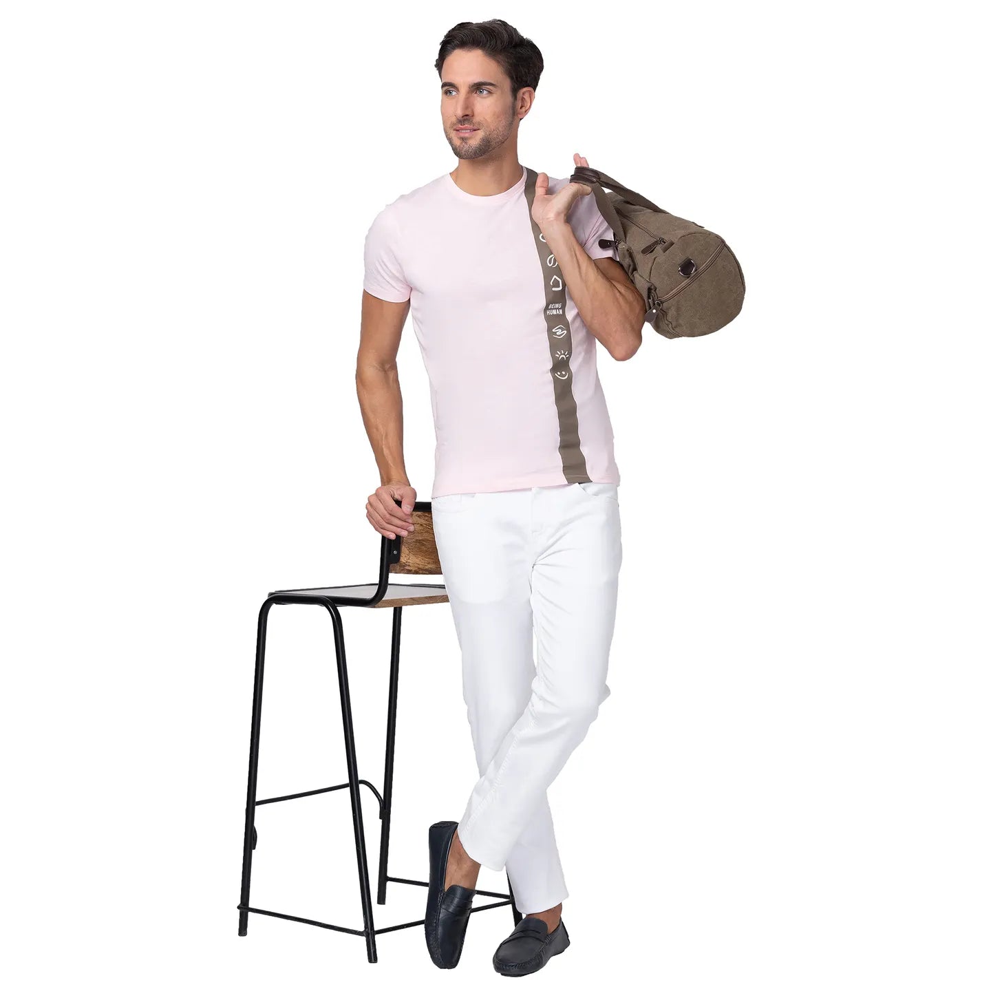 Being Human Clothing Men Regular Fit Crew Neck T-Shirts-Blushing Bride