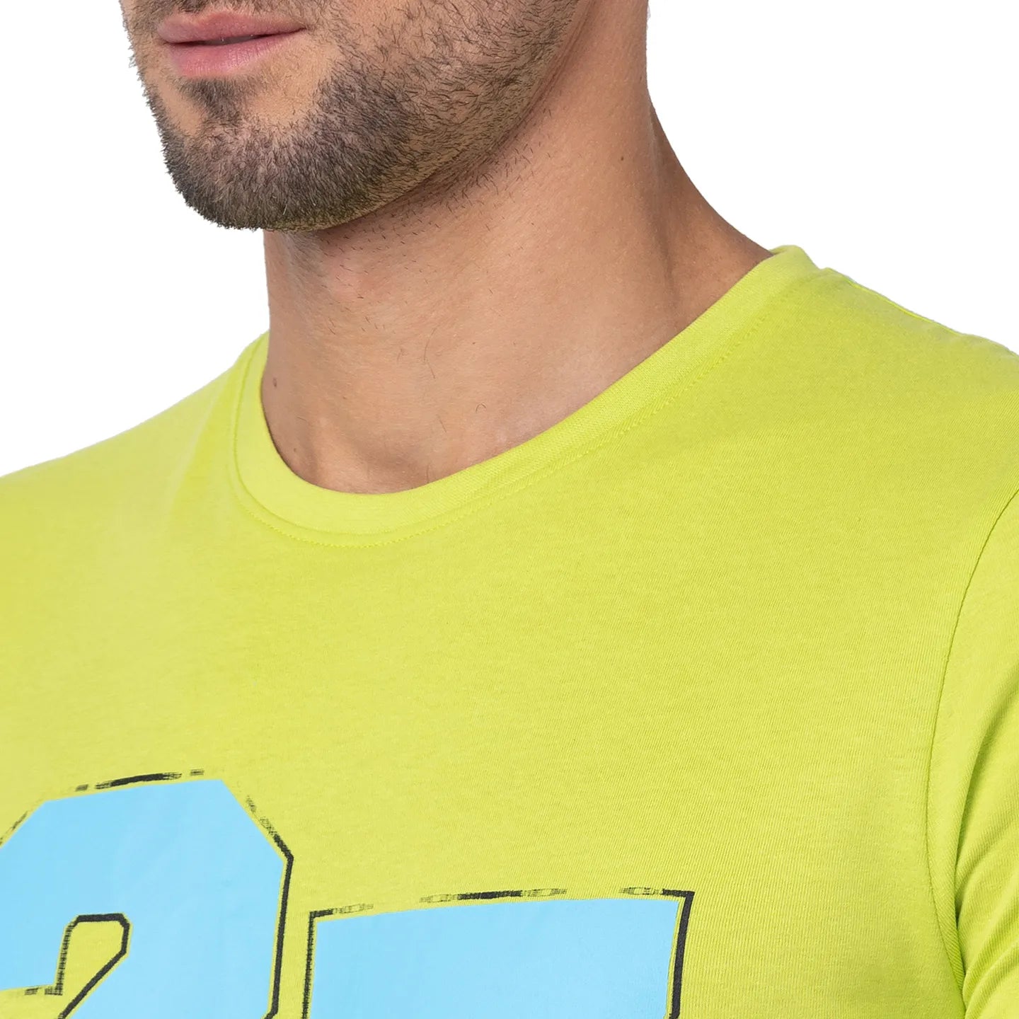 Green Regular Fit Men's Short Sleeves T-Shirt by Being Human Clothing