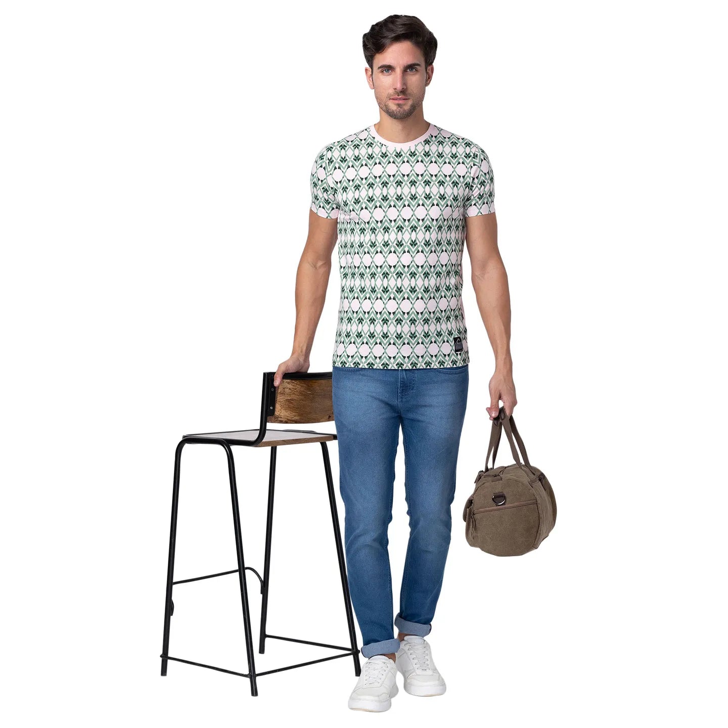 Being Human Clothing Men Regular Fit Crew Neck T-Shirts-Blushing Bride