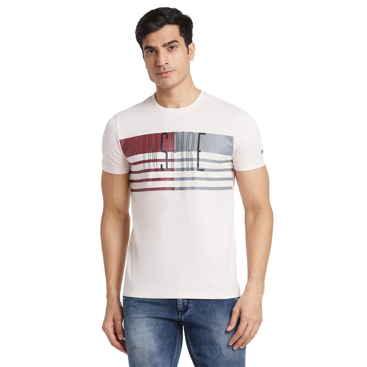 Rose Water Regular Fit Round Neck Men's T-Shirt by Being Human Clothing
