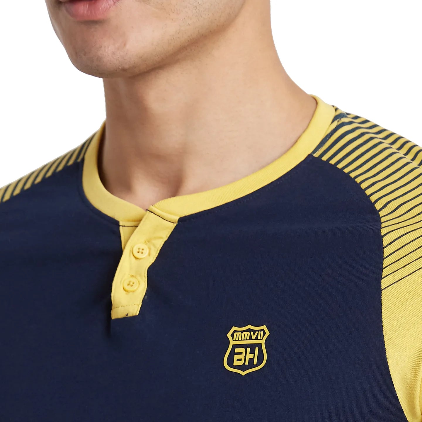 Blue Regular Fit Men's Short Sleeves T-Shirt by Being Human Clothing