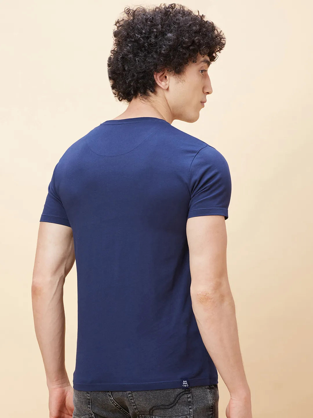 Being Human Clothing Men  T-Shirts-Navy