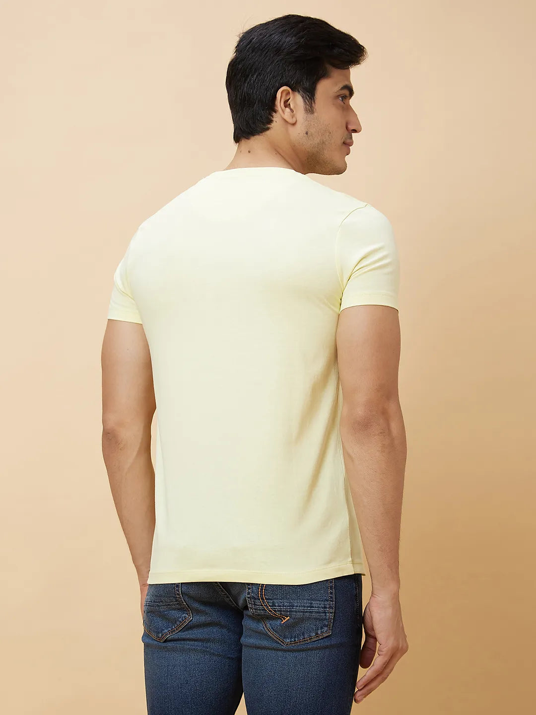 Being Human Clothing Men  T-Shirts-Yellow