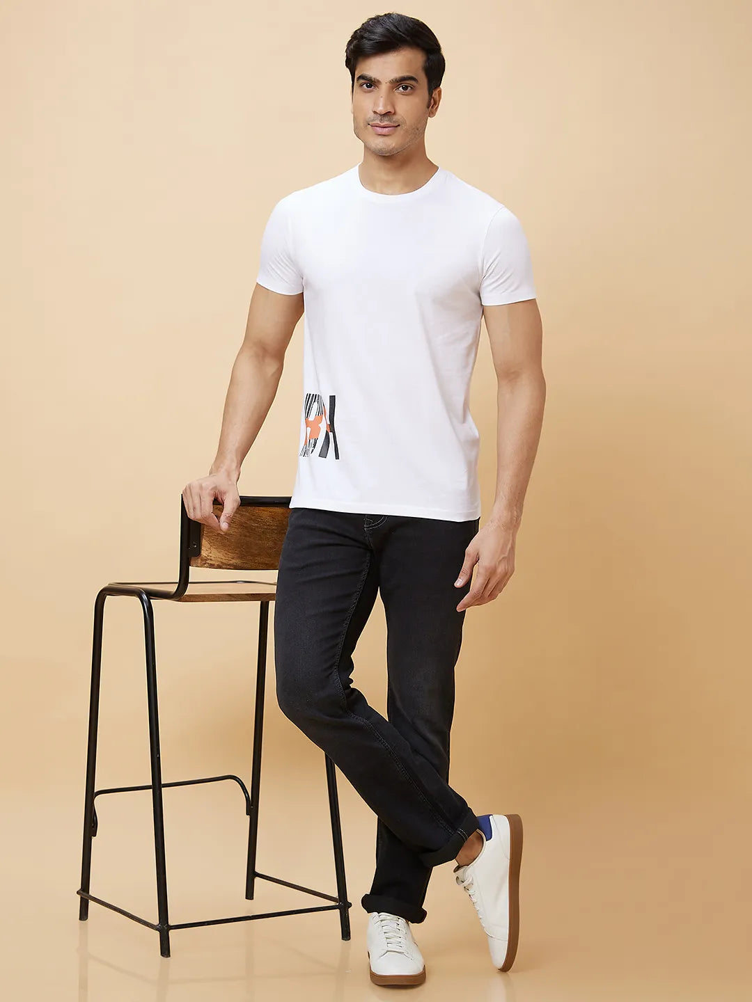 Being Human Clothing Men  T-Shirts-White