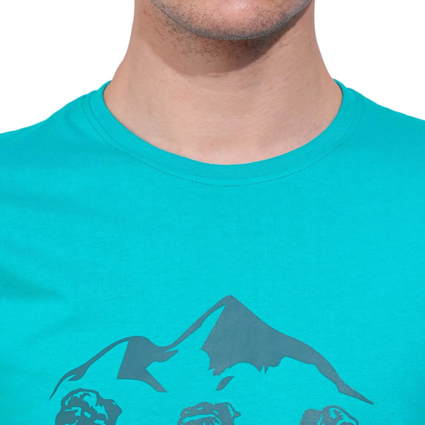 Blue Regular Fit Men's Short Sleeves T-Shirt by Being Human Clothing