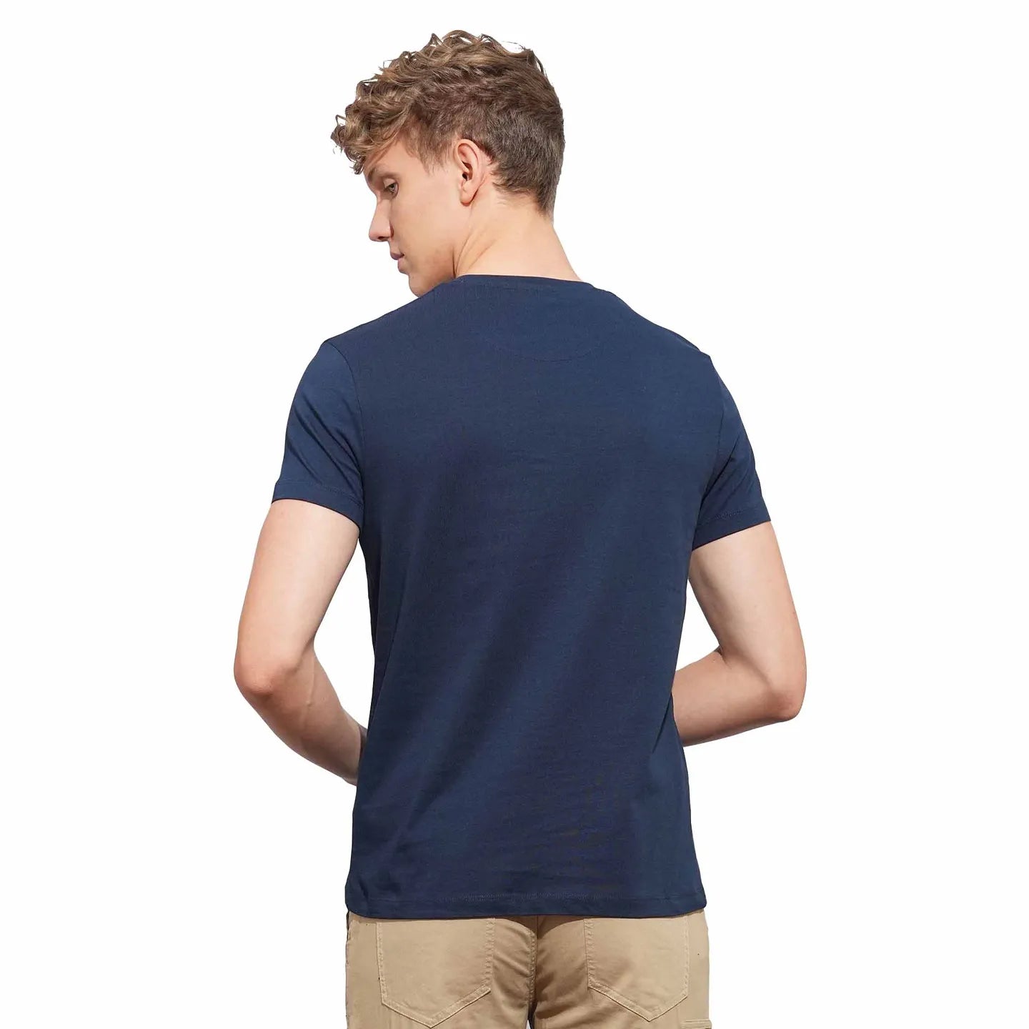 Being Human Clothing Mens-Top Crew Neck Navy