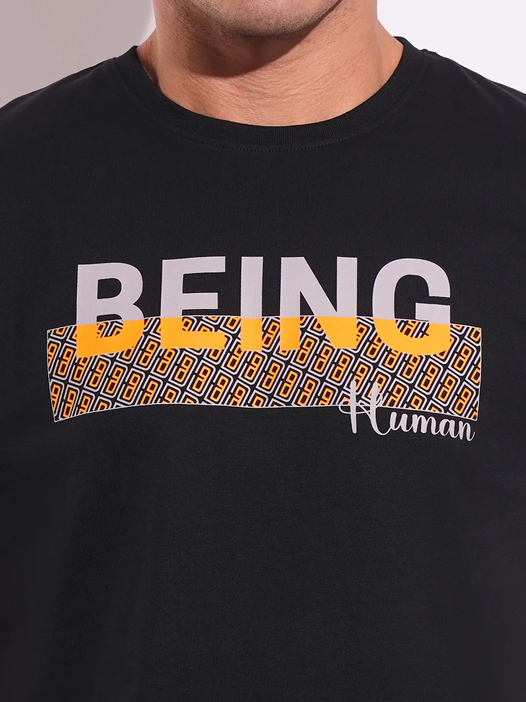 Slim Fit Men's Short Sleeves T-Shirt by Being Human Clothing