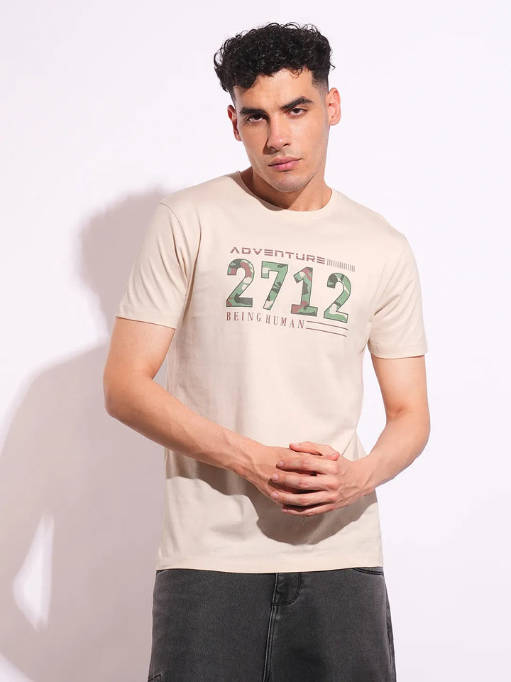 Slim Fit Men's Short Sleeves T-Shirt by Being Human Clothing
