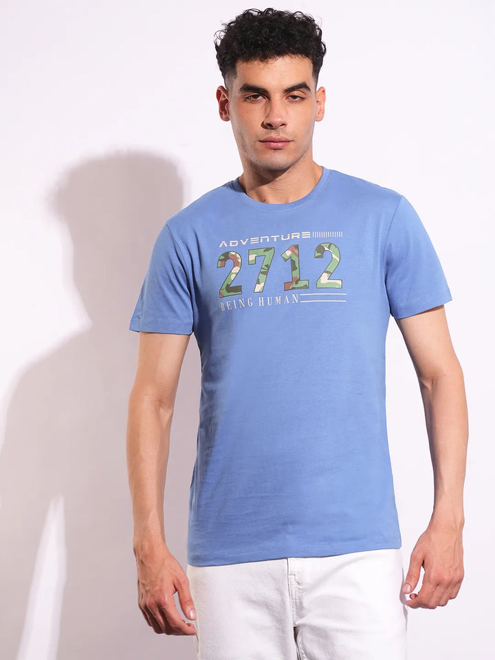 Slim Fit Men's Short Sleeves T-Shirt by Being Human Clothing