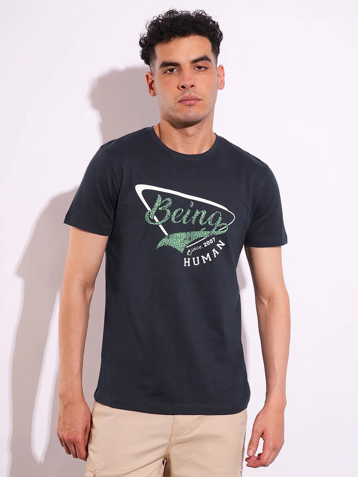 Slim Fit Men's Short Sleeves T-Shirt by Being Human Clothing