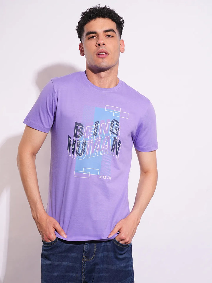 Slim Fit Men's Short Sleeves T-Shirt by Being Human Clothing