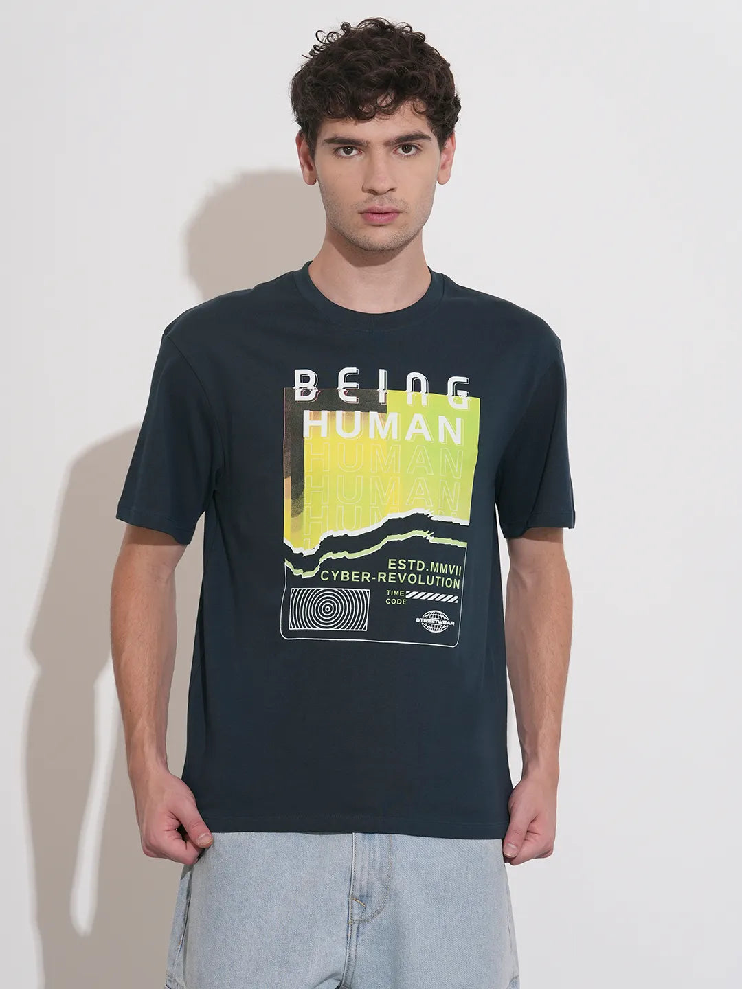 Easy Fit Men's Short Sleeves T-Shirt by Being Human Clothing