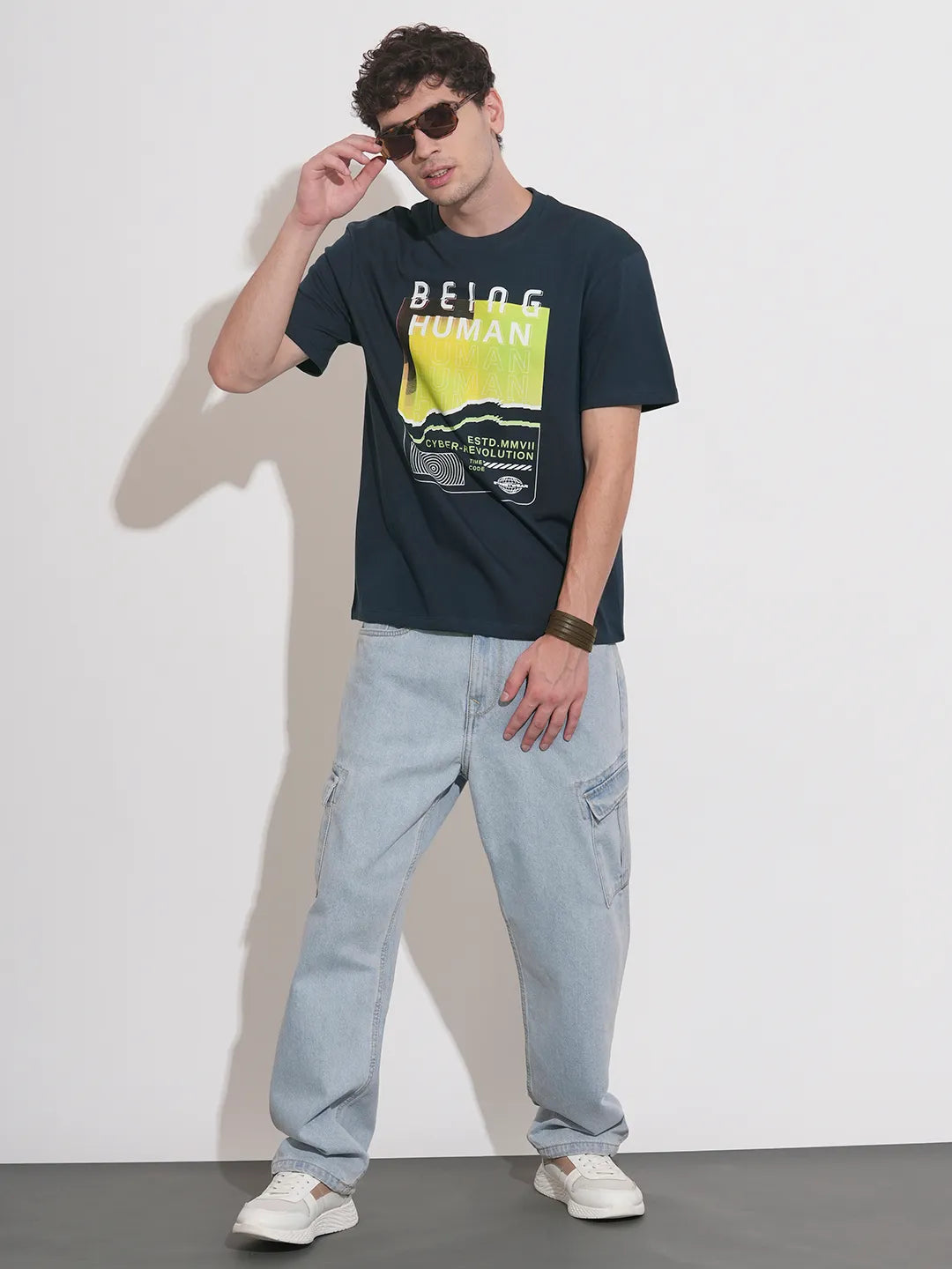 Easy Fit Men's Short Sleeves T-Shirt by Being Human Clothing