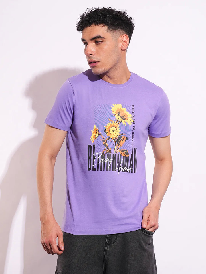Slim Fit Men's Short Sleeves T-Shirt by Being Human Clothing