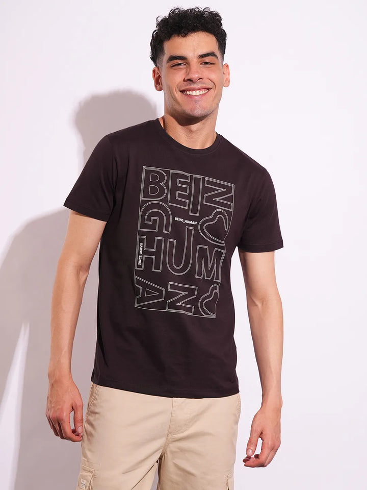 Slim Fit Men's Short Sleeves T-Shirt by Being Human Clothing
