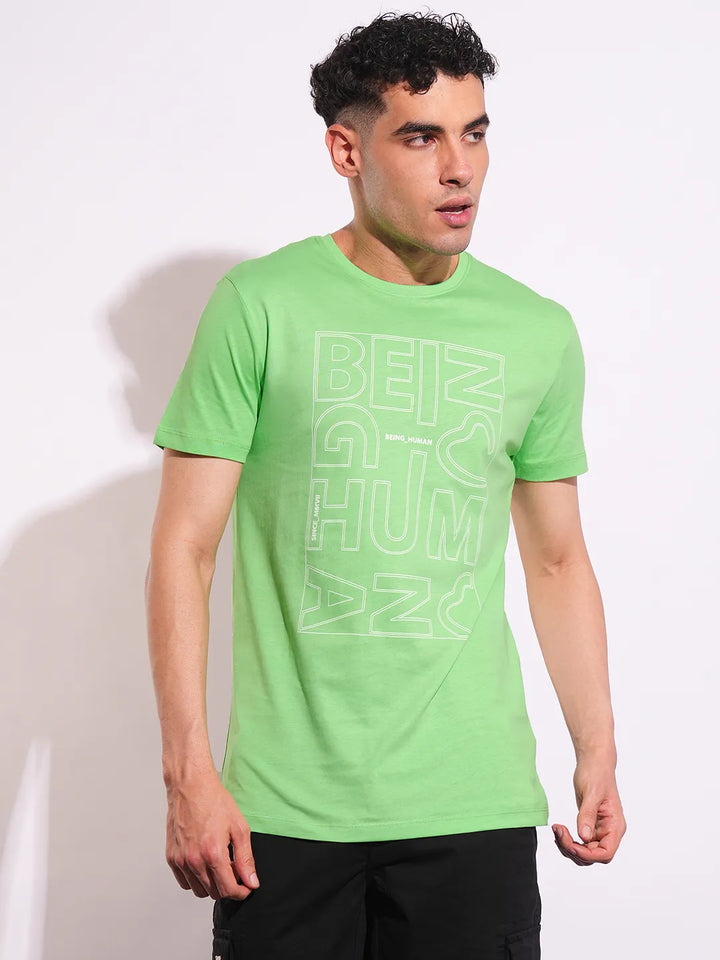 Slim Fit Men's Short Sleeves T-Shirt by Being Human Clothing