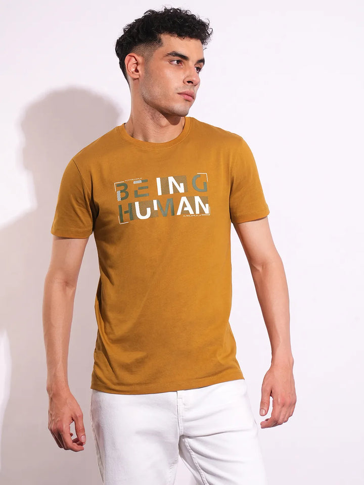 Slim Fit Men's Short Sleeves T-Shirt by Being Human Clothing