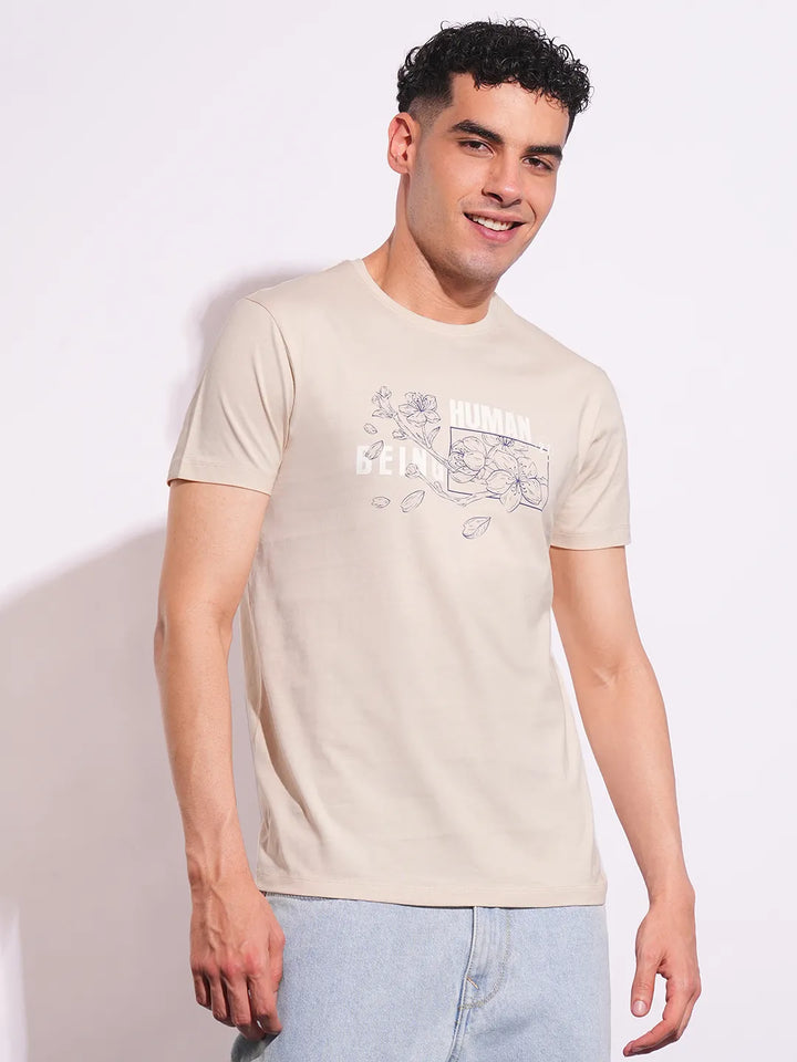 Slim Fit Men's Short Sleeves T-Shirt by Being Human Clothing