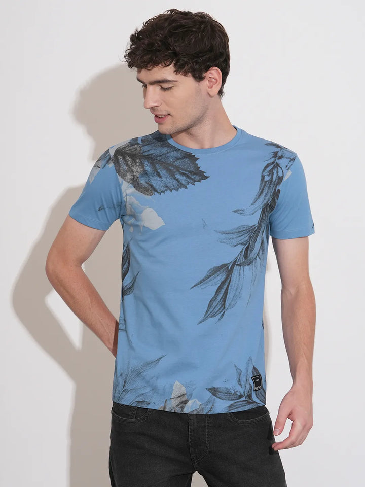 Slim Fit Men's Short Sleeves T-Shirt by Being Human Clothing